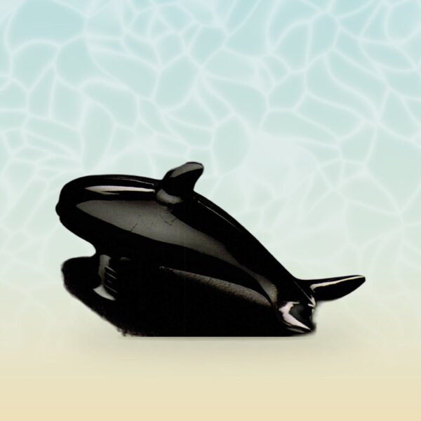 Hand-carved marble killer whale from the original Trinity catalogue