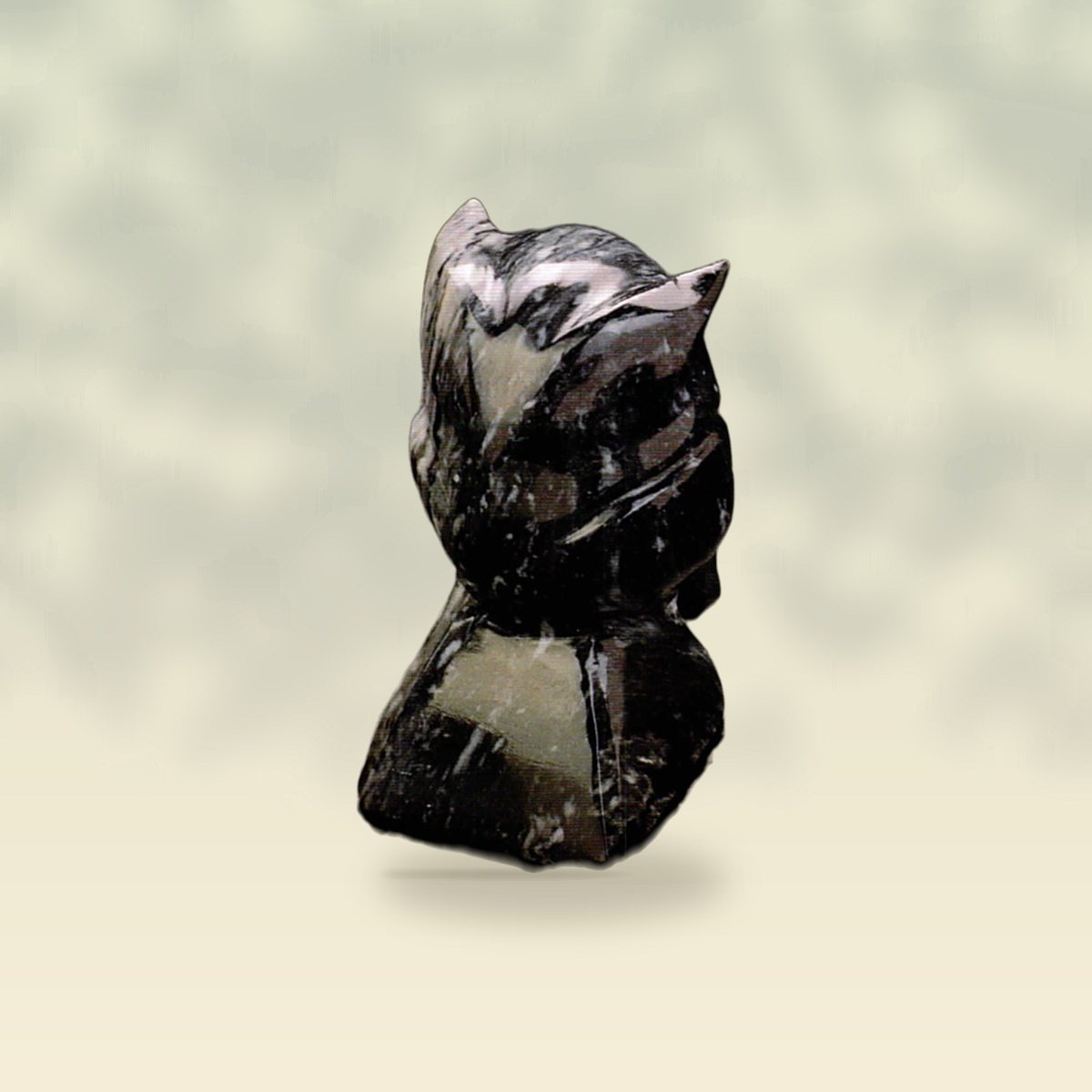 Hand-carved marble owl from the original Trinity catalogue